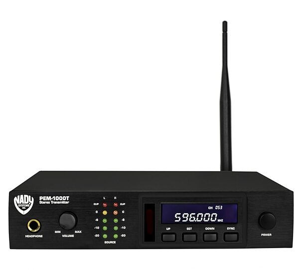 Nady PEM1000 UHF Wireless In-Ear Monitor System, Transmitter