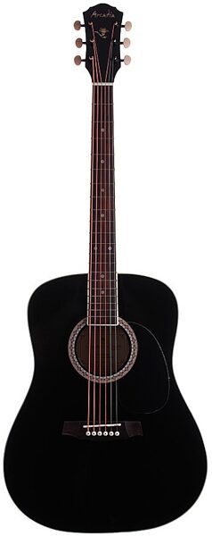 Arcadia DL36 1/2-Size Acoustic Guitar Package, ARC DL36BK Black