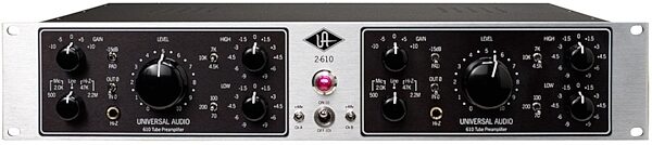 Universal Audio 2-610S Silverface Dual Channel Tube Preamplifier, Main