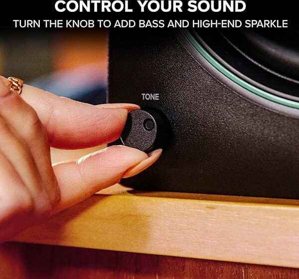 Mackie CR4.5 Powered Studio Monitors, Pair, Action Position Back