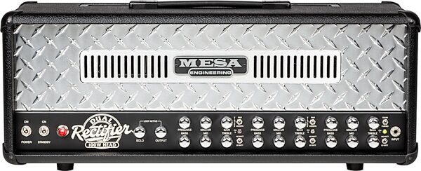 Mesa/Boogie Dual Rectifier Guitar Amplifier Head, Black Bronco, Blemished, Action Position Back