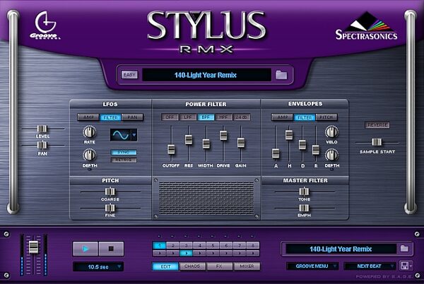 Spectrasonics Stylus RMX Groove Module Software (Mac and Windows), Main