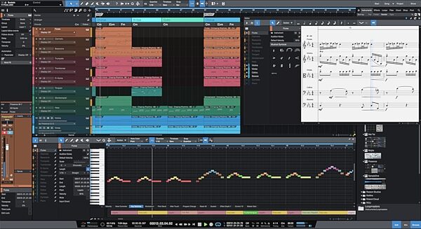 PreSonus Studio One Pro 5 Recording Software - Upgrade from Studio One Artist, Score View Screenshot