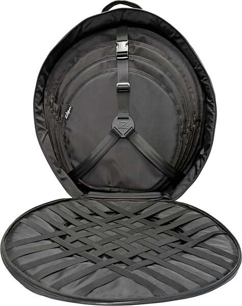 Zildjian Touring Rolling Cymbal Bag, Black, 24 inch, Action Position Back