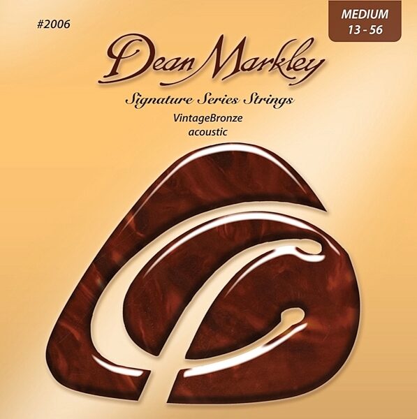 Dean Markley Signature Series Vintage Bronze 12-String Acoustic Guitar Strings, Medium