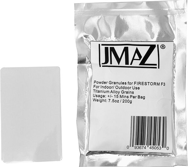 JMAZ Firestorm F3 Cold Spark Powder, New, Action Position Back