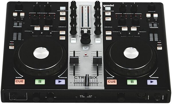 Gemini CTRL-SIX USB/MIDI DJ Controller and Audio Interface, Main