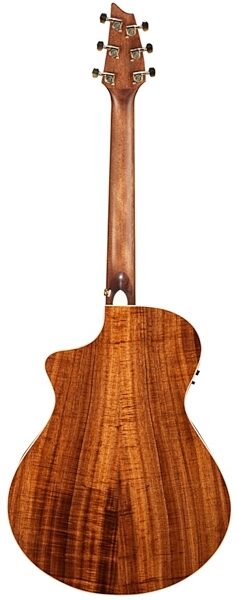 Breedlove Limited Edition Pursuit Concert 25th Anniversary Acoustic-Electric Guitar (with Gig Bag), Back