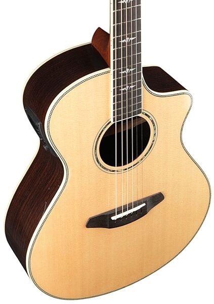 Breedlove Stage Concert Acoustic-Electric Guitar (with Gig Bag), Natural 5