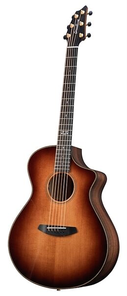 Breedlove Limited Edition USA Oregon Concert 25th Anniversary Acoustic-Electric Guitar (with Case), Angle