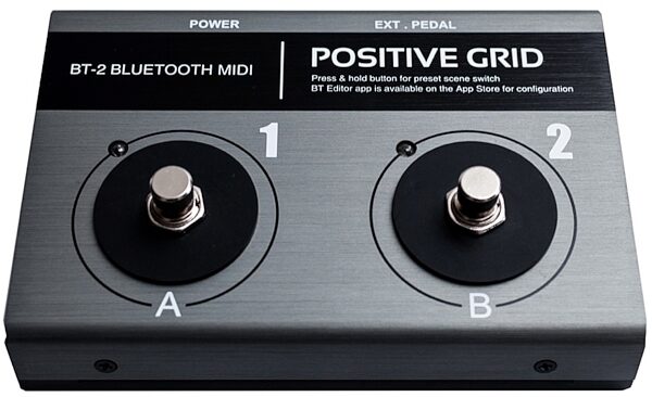 Positive Grid BT2 2-Button Bluetooth Footswitch, Main