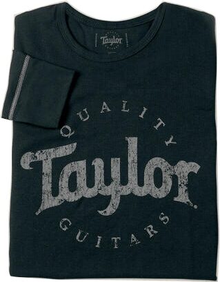 Taylor Aged Logo Thermal Shirt, Medium, Action Position Back