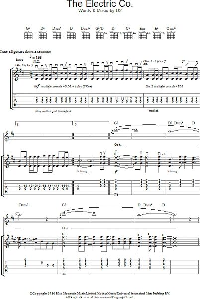 The Electric Co. - Guitar TAB, New, Main