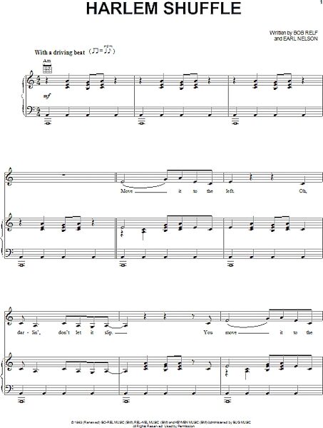 The Harlem Shuffle - Piano/Vocal/Guitar, New, Main