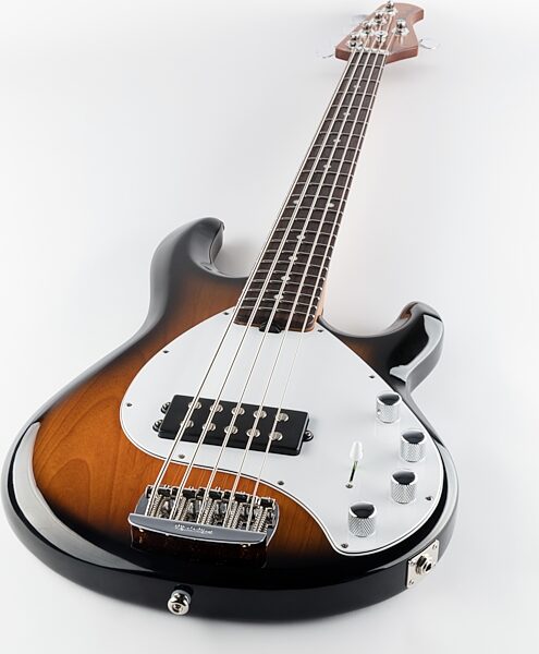 Ernie Ball Music Man StingRay 5 Special Electric Bass, 5-String (with Case), Angled Front
