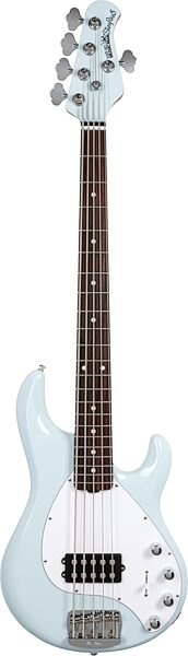 Ernie Ball Music Man StingRay 5 Special Electric Bass, 5-String (with Case), Sea Breeze, Open Box (Very Good), Main