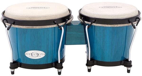 Toca Synergy Bongo Set, Bahama Blue, 6 and 6 3/4 inch, Bahama Blue