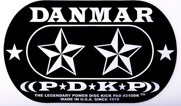 Danmar 210DK Double Kick Impact Pad Stars, New, Action Position Back