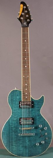 Brian Moore iGuitar21.13 Electric Guitar with Roland Interface, Turquoise