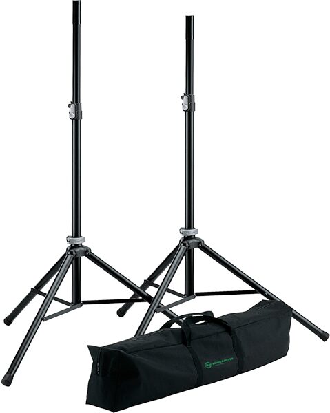 K&M 21449 Speaker Stand Package, With Bag, Action Position Back