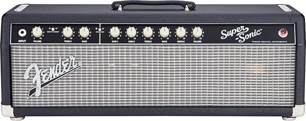 Fender Super-Sonic 60 Guitar Amplifier Head (60 Watts), Black