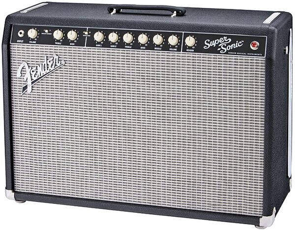 Fender Super-Sonic 60 Guitar Combo Amplifier (60 Watts, 1x12"), Black - Right
