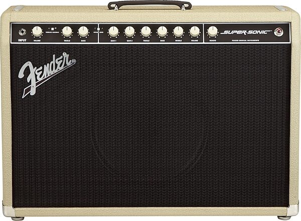 Fender Super Sonic 112 Guitar Combo Amplifier (60 Watts, 1x12 in.), Blonde