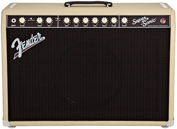 Fender Super-Sonic 60 Guitar Combo Amplifier (60 Watts, 1x12"), Blonde