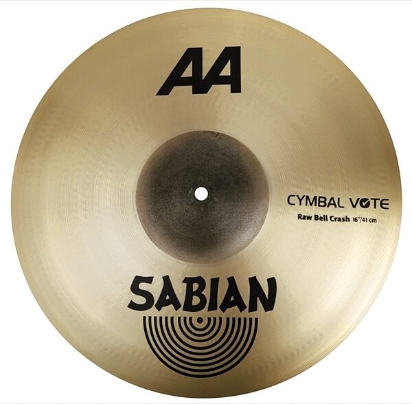 Sabian AA Raw Bell Crash Cymbal, 18 Inch