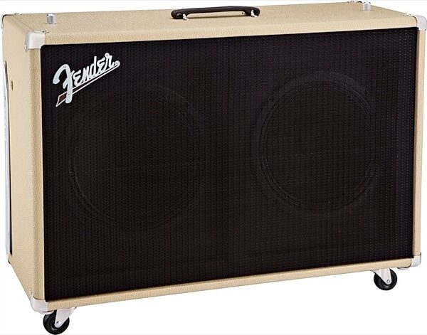 Fender Super-Sonic 60 212 Guitar Speaker Cabinet (2x12"), Blonde Left