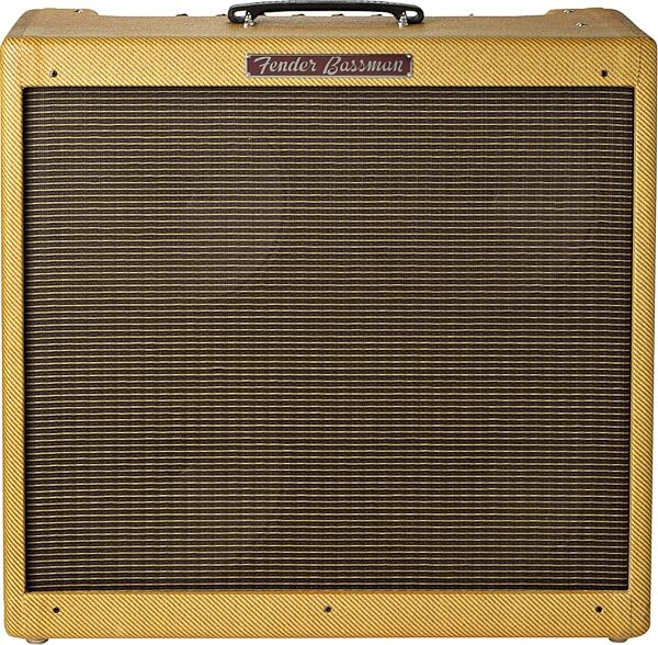 Fender Vintage Reissue '59 Bassman LTD Guitar Combo Amplifier (50 Watts, 4x10 in.), Front
