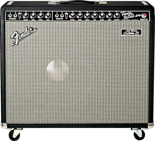 Fender '65 Twin Custom 15 Guitar Combo Amplifier (85 Watts, 1x15"), Main