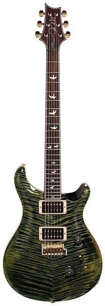 PRS Paul Reed Smith Custom 24 Wood Library Flame Top 30th Anniversary Electric Guitar, Leprechaun Tooth