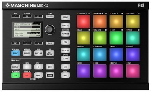 Native Instruments Maschine Mikro MK2 Groove Production Studio, Black