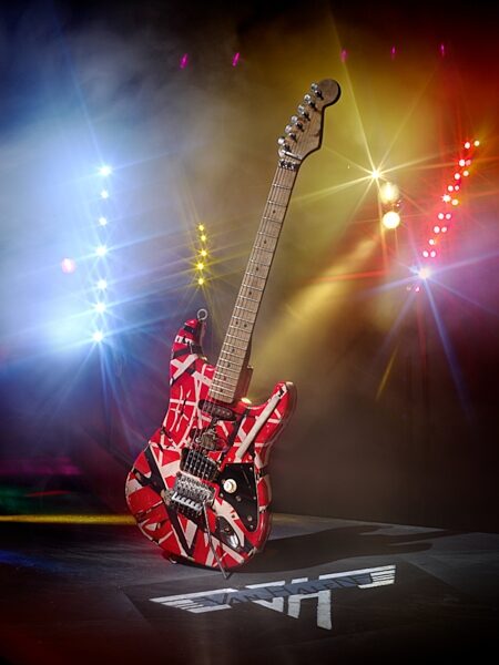 EVH Eddie Van Halen Frankenstein Replica Guitar, Light Show