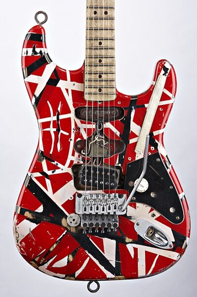 EVH Eddie Van Halen Frankenstein Replica Guitar, Body Straight