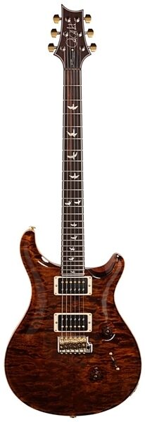 PRS Paul Reed Smith 30th Anniversary Custom 24 Wood Library Quilt Top Electric Guitar, Black Gold