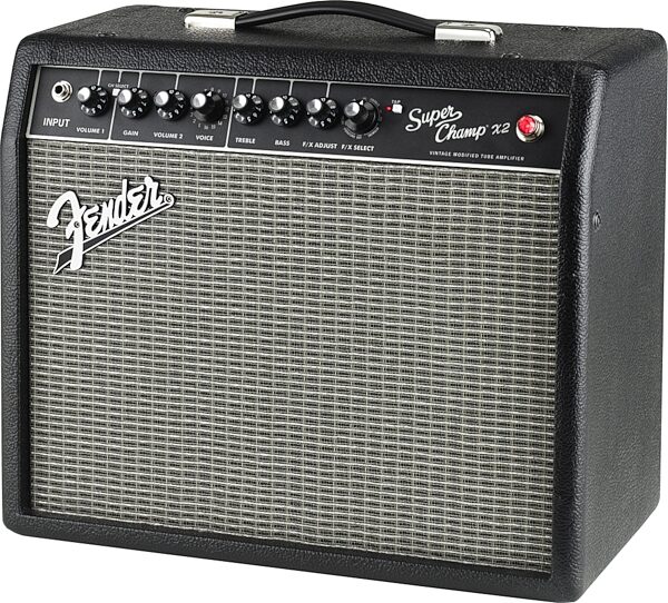 Fender Super Champ X2 Guitar Combo Amplifier (15 Watts, 1x10"), Right