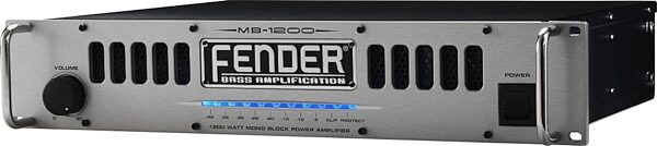 Fender MB-1200 Bass Power Amplifier (1200 Watts), Angle