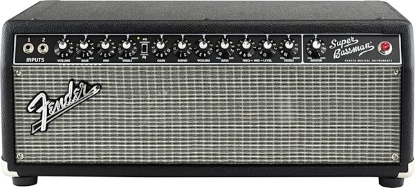 Fender Super Bassman Tube Bass Amplifier Head (300 Watts), Black, Main
