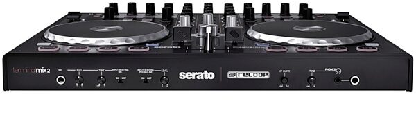 Reloop Terminal Mix 2 Serato DJ and VJ Controller Bundle, Front