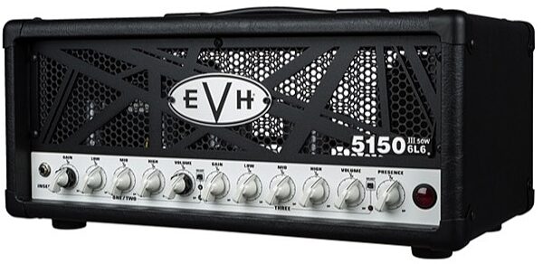EVH Eddie Van Halen 5150III 50-Watt 6L6 Tube Guitar Amplifier Head, Black, View