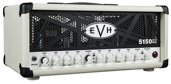 EVH Eddie Van Halen 5150III 50-Watt 6L6 Tube Guitar Amplifier Head, Ivory, USED, Blemished, View