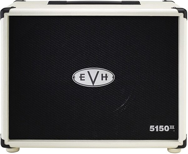 EVH Eddie Van Halen 5150III MX 1x12 Guitar Speaker Cabinet, Ivory, USED, Warehouse Resealed, Ivory