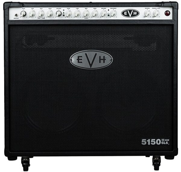 EVH 5150III 50 Watt 6L6 2x12 Tube Guitar Combo Amplifier, Black, Main