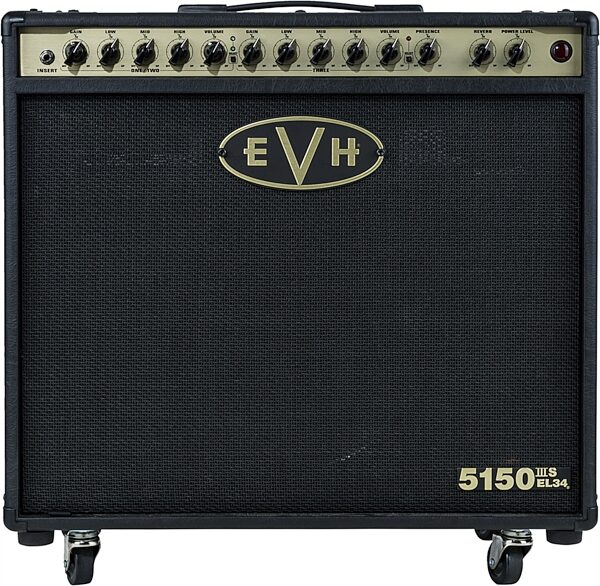 EVH Eddie Van Halen 5150III EL34 Guitar Combo Amplifier (50 Watts, 1x12"), Black, Main