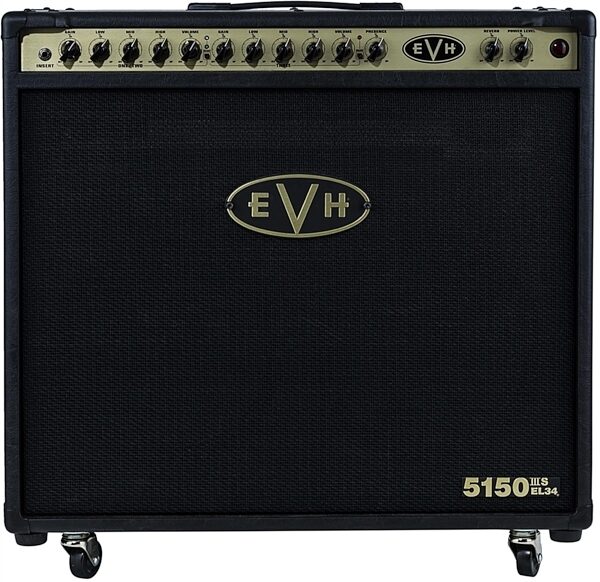 EVH Eddie Van Halen 5150III EL34 Guitar Combo Amplifier (50 Watts, 2x12"), Black, USED, Scratch and Dent, Main
