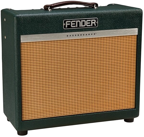 Fender Limited Edition British Green Bassbreaker 15 Guitar Combo Amplifier, Alt