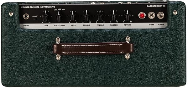 Fender Limited Edition British Green Bassbreaker 15 Guitar Combo Amplifier, Alt