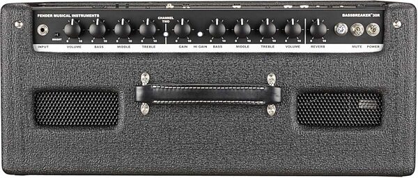 Fender Bassbreaker 30R Tube Guitar Combo Amplifier (30 Watts, 1x12"), New, Top